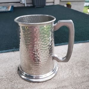 Hammered Pewter Tankard